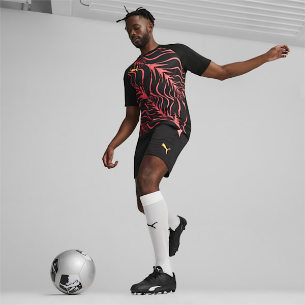 teamLIGA Men's Training Football Shorts, PUMA Black-Sun Stream, extralarge-IND