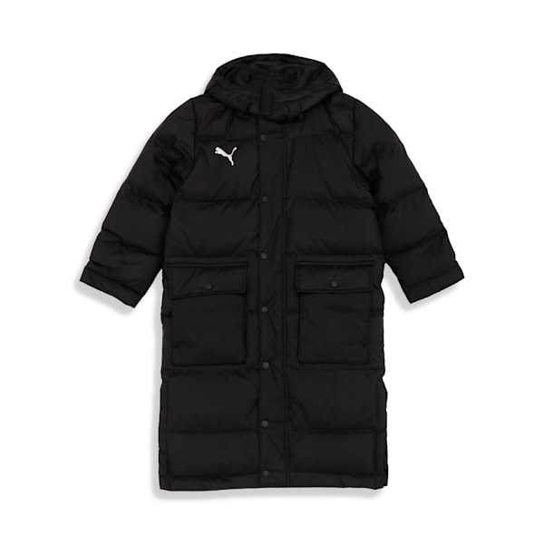 キッズ サッカー ボーイズ TEAMLIGA ロングダウンコート 120-160cm, Puma Black, extralarge-JPN