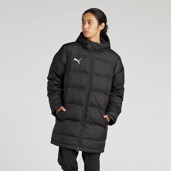 メンズ サッカー ミッド ダウン コート, Puma Black, extralarge-JPN