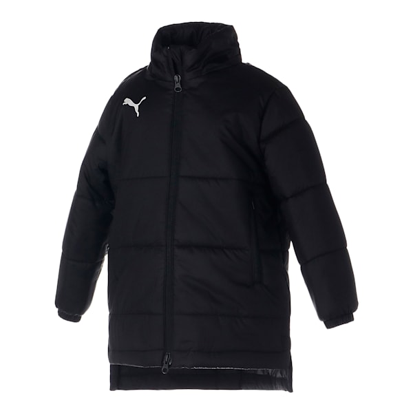 キッズ サッカー ベンチ 中綿 ジャケット 120-160cm, Puma Black-Puma White, extralarge-JPN