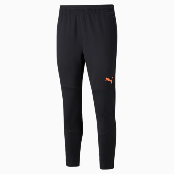 Pantalones de fútbol para hombre individualFINAL Training, Puma Black-Neon Citrus, extralarge