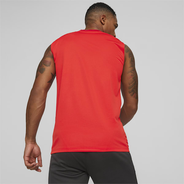 teamCUP Training Men's Slim Fit T-Shirt, PUMA Red, extralarge-IND
