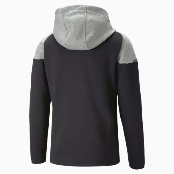 Chamarra de fútbol con capucha teamCUP Casuals para hombre, PUMA Black, extralarge