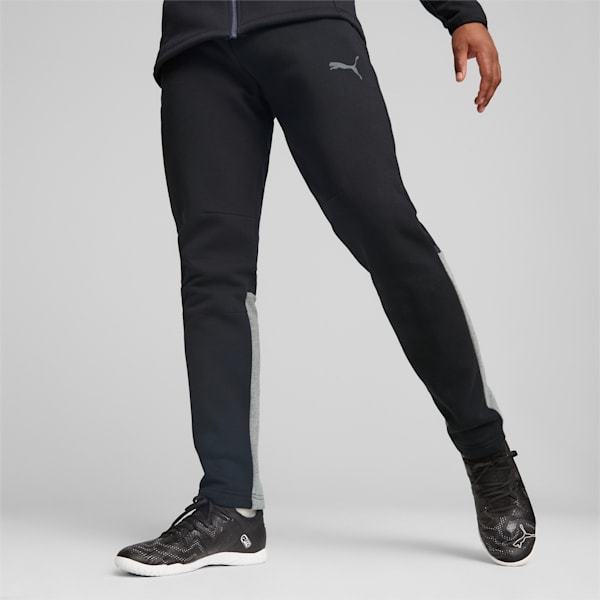teamCUP Casuals Football Men's Pants Men, PUMA Black, extralarge-IND