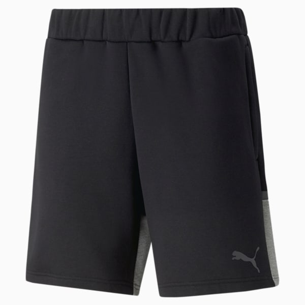 teamCUP Casuals Men's Football Shorts, PUMA Black, extralarge-IND