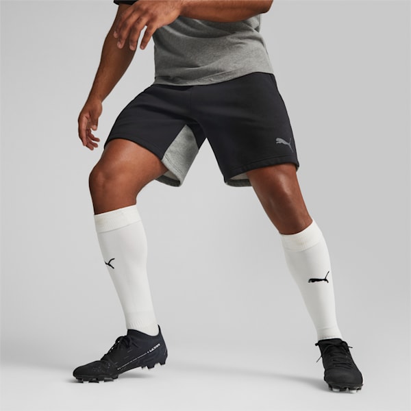 teamCUP Casuals Men's Football Shorts, PUMA Black, extralarge-IND