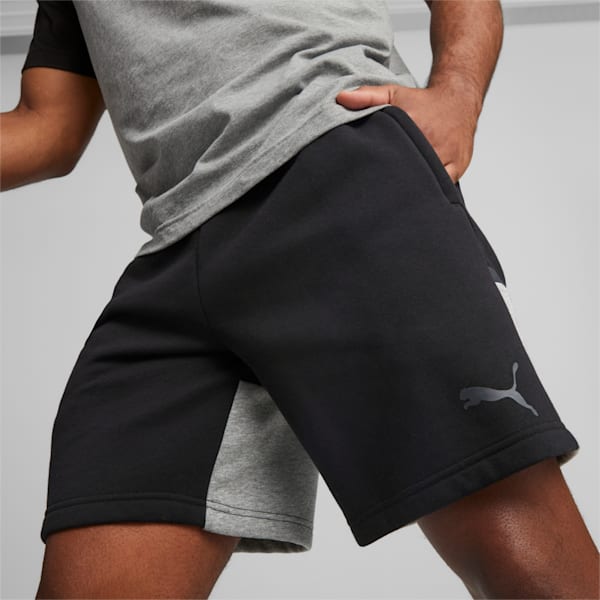 teamCUP Casuals Men's Football Shorts, PUMA Black, extralarge-IND