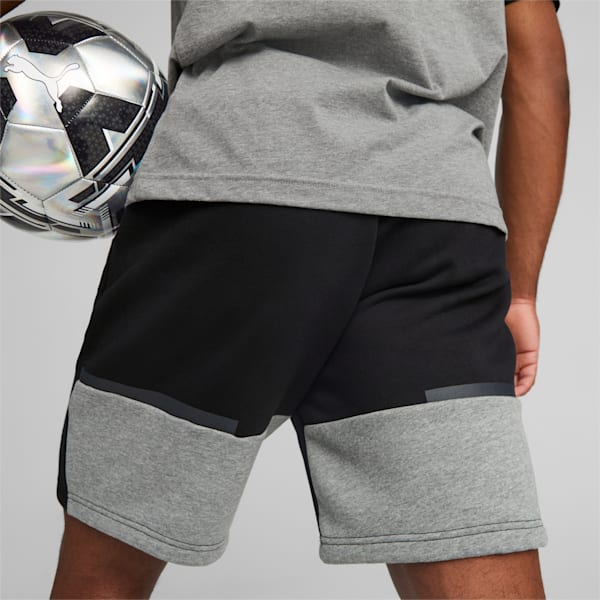 teamCUP Casuals Men's Football Shorts, PUMA Black, extralarge-IND