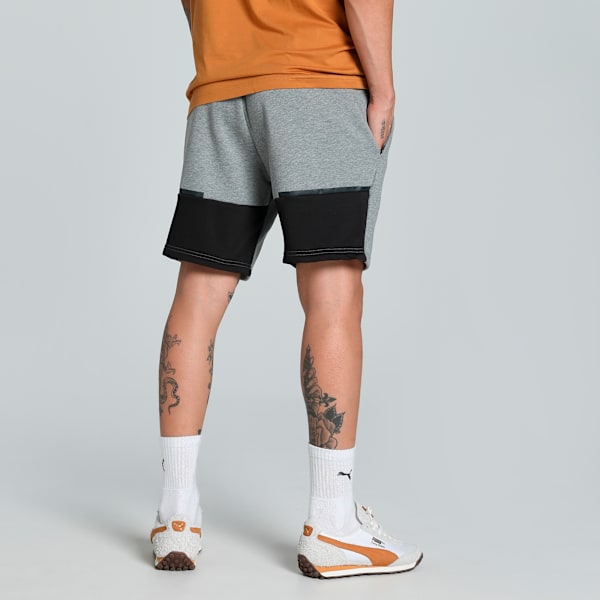 teamCUP Casuals Men's Football Shorts, Medium Gray Heather, extralarge-IND