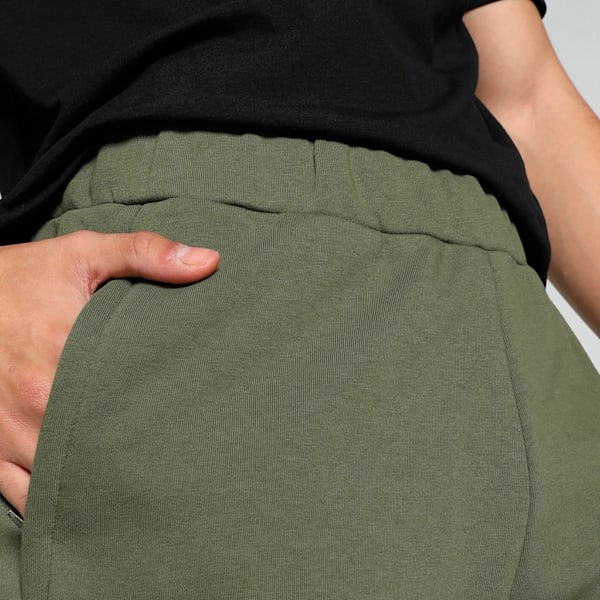 teamCUP Casuals Men's Football Shorts, Green Moss, extralarge-IND