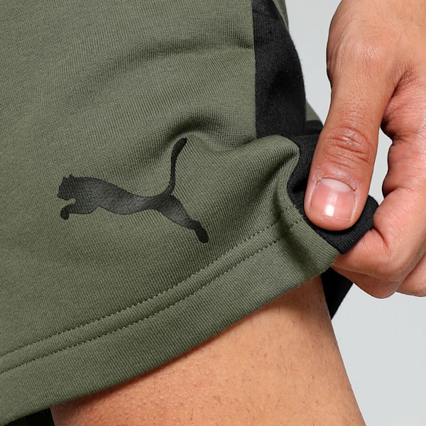 teamCUP Casuals Men's Football Shorts, Green Moss, extralarge-IND