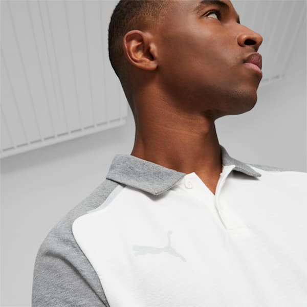 teamCUP Casuals Men's Regular Fit Polo, PUMA White, extralarge-IND