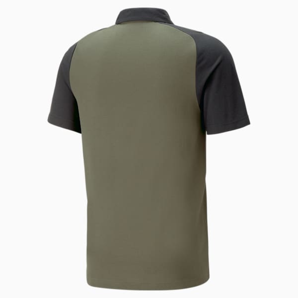 teamCUP Casuals Men's Regular Fit Polo, Green Moss, extralarge-IND