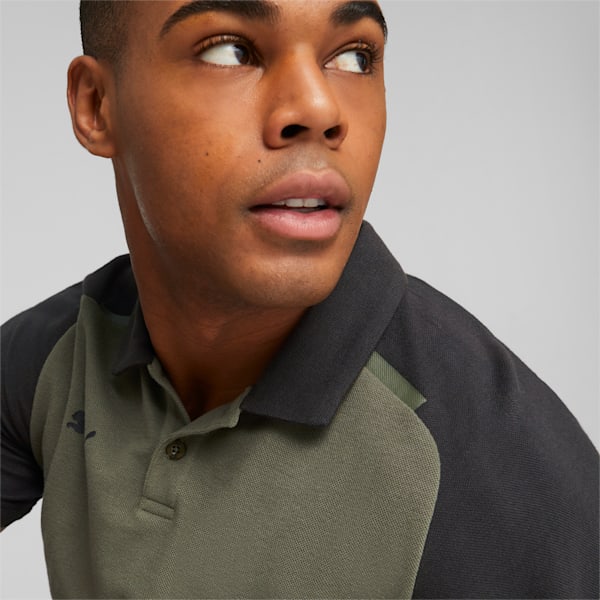 teamCUP Casuals Men's Regular Fit Polo, Green Moss, extralarge-IND