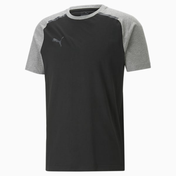 teamCUP Casuals Men's Regular Fit T-Shirt, PUMA Black, extralarge-IND