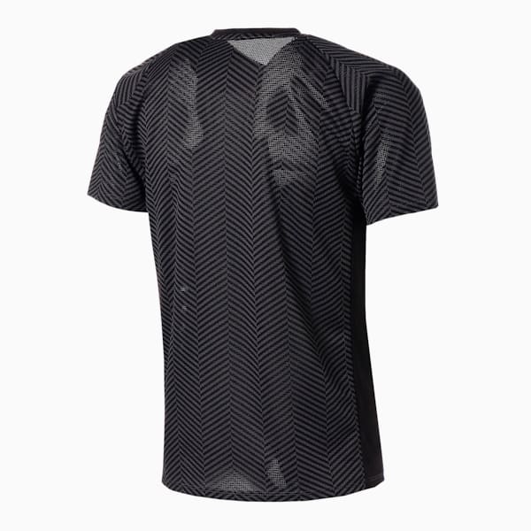 メンズ サッカー プーマ FUSSBAL HYBRID AOP 半袖 Tシャツ, Puma Black, extralarge-JPN