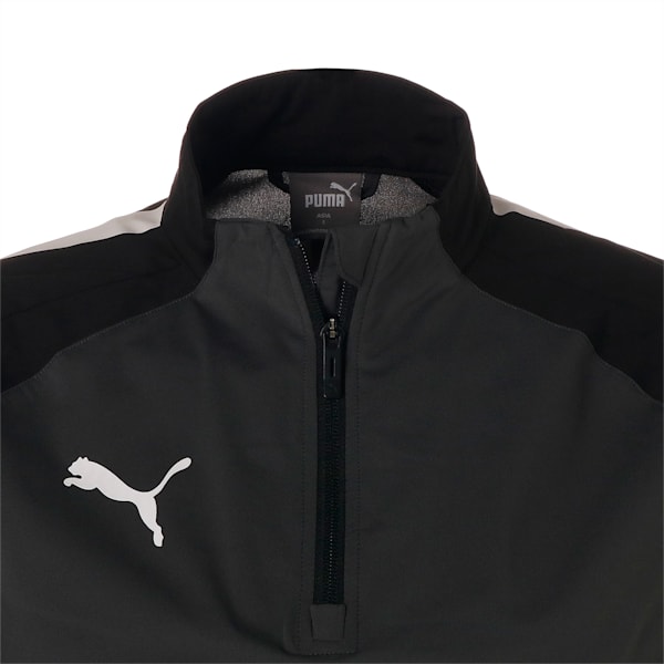 メンズ サッカー TEAMLIGA 1/4 ジップ トップス, Puma Black-Asphalt, extralarge-JPN