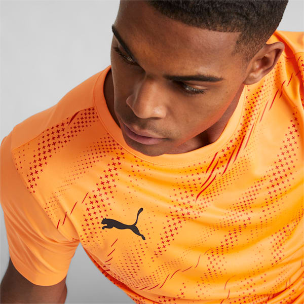 individualRISE Graphic Men's Slim Fit Jersey, Ultra Orange, extralarge-IND