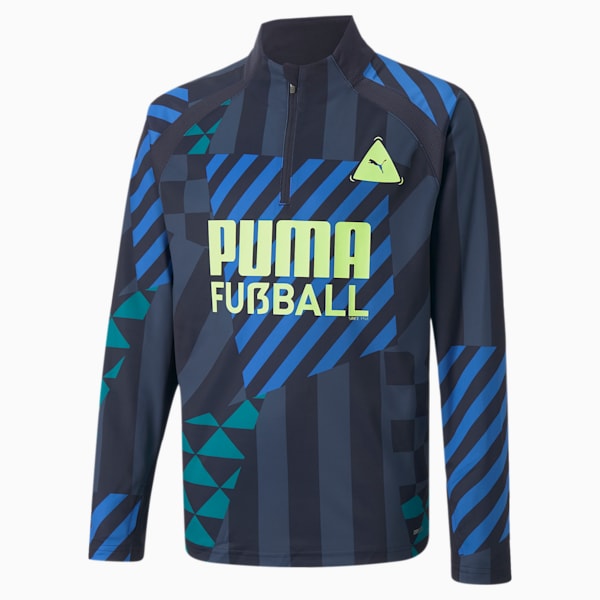 キッズ サッカー PUMA FUSSBALL PARK トレーニングトップ 120-160cm, Parisian Night-Blue Glimmer
