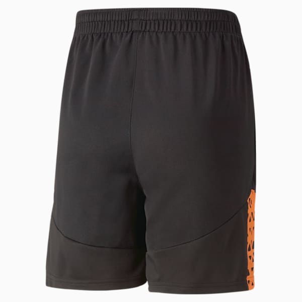 individualCUP Football Training Shorts Youth, PUMA Black-Ultra Orange, extralarge-GBR