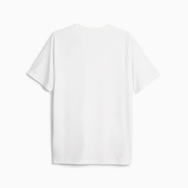 Chandail de soccer teamLIGA Graphic Homme, PUMA White-Fire Orchid, extralarge