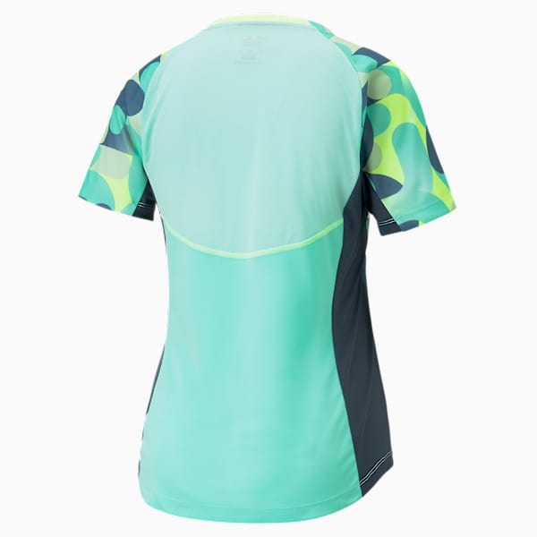 Jersey de fútbol individualBLAZE para mujer, Electric Peppermint-Dark Night, extralarge