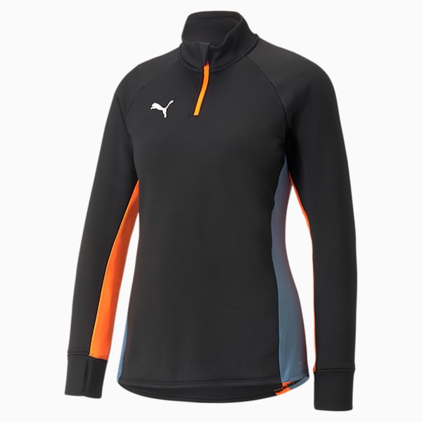individualBLAZE Quarter-Zip Football Top Women, PUMA Black-Deep Dive