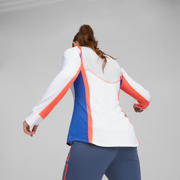 individualBLAZE Women's Jacket, PUMA White-Fire Orchid, extralarge-IND