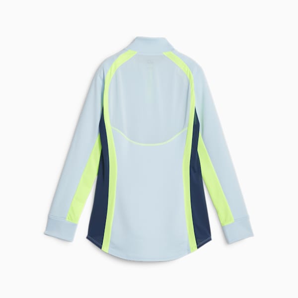 individualBLAZE Women's Football Jacket, Silver Sky-Persian Blue, extralarge-AUS