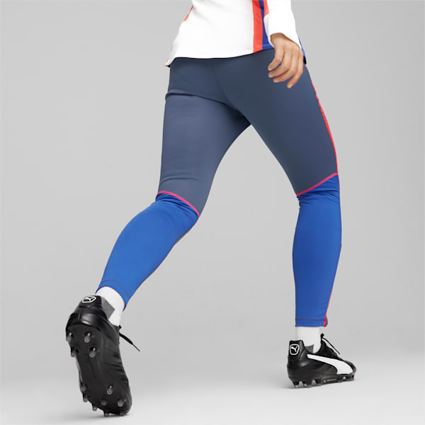 individualBLAZE Women's Football Training Pants, Inky Blue-Fire Orchid, extralarge-IND