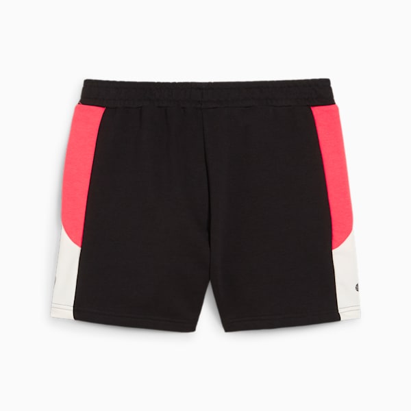 PUMA Queen Women's Football Shorts, Electric Blush-Warm White-PUMA Black, extralarge-AUS