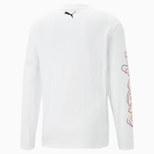 メンズ サッカー NJR ネイマール クリエイティビティ 長袖 Tシャツ, PUMA White-Fluo Yellow, extralarge-JPN