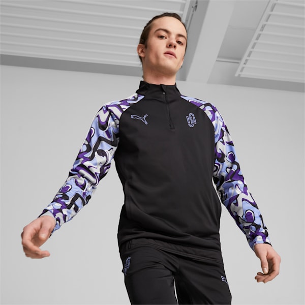 Neymar Jr. Creativity Trg Men's T-Shirt, PUMA Black-Intense Lavender, extralarge-IND