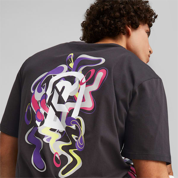 Camiseta Neymar Jr Creativity para hombre, PUMA Black-Fluo Yellow