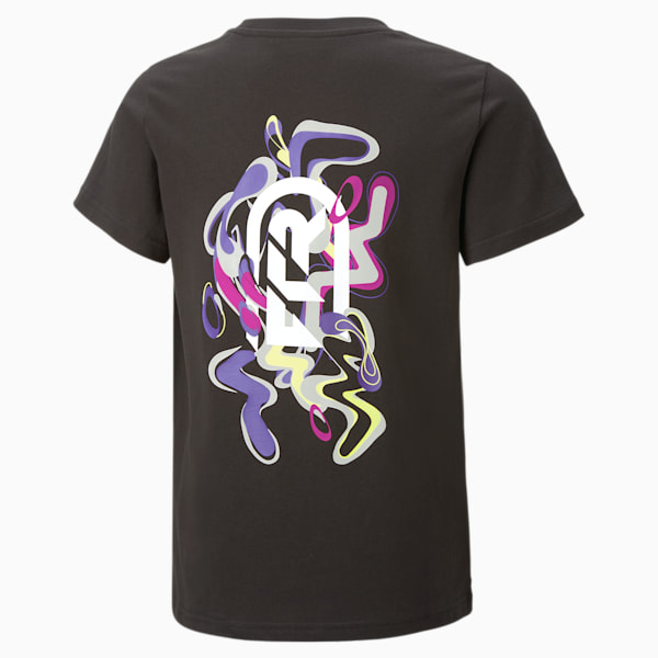 Neymar Jr Creativity Tee Youth, PUMA Black-Fluo Yellow