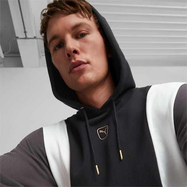 KING Top Football Hoodie Men, PUMA Black-Shadow Gray-PUMA White, extralarge-GBR