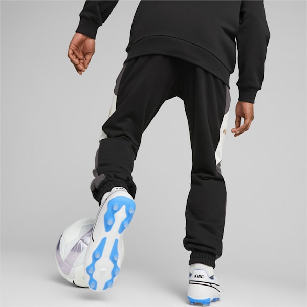KING Top Football Sweatpants Men, PUMA Black-Shadow Gray-PUMA White, extralarge-GBR
