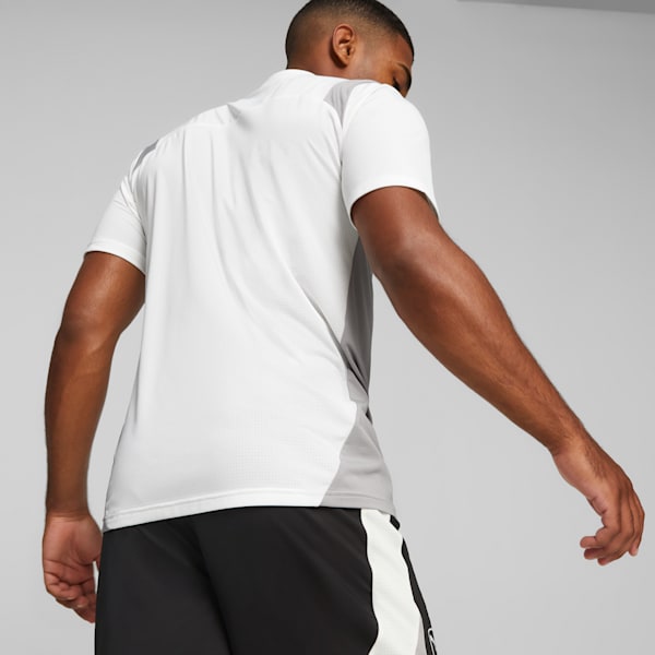 Jersey de fútbol KING Pro para hombre, PUMA White-Concrete Gray, extralarge