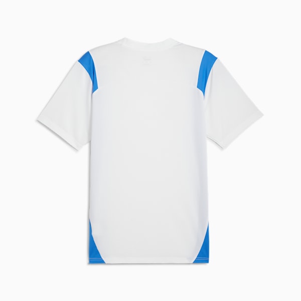 Playera de fútbol para hombre KING Pro, PUMA White-Bluemazing, extralarge