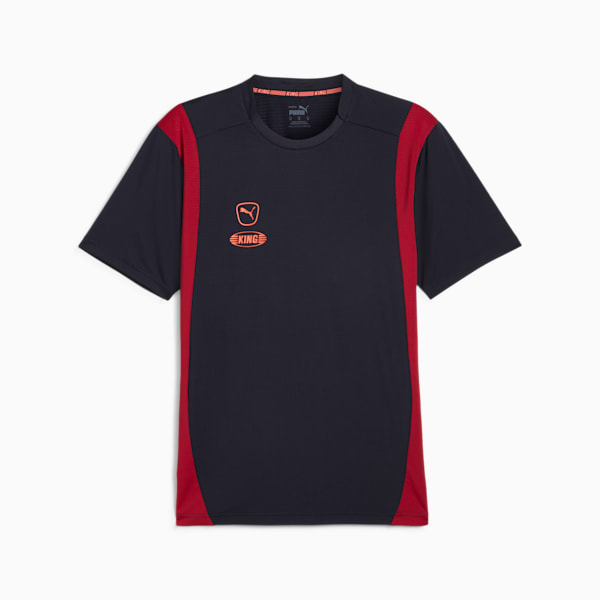 KING Pro Men's Jersey, New Navy-Dark Crimson, extralarge