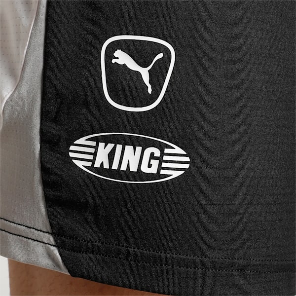 KING Pro Men's Football Shorts, PUMA Black-PUMA White, extralarge-IND