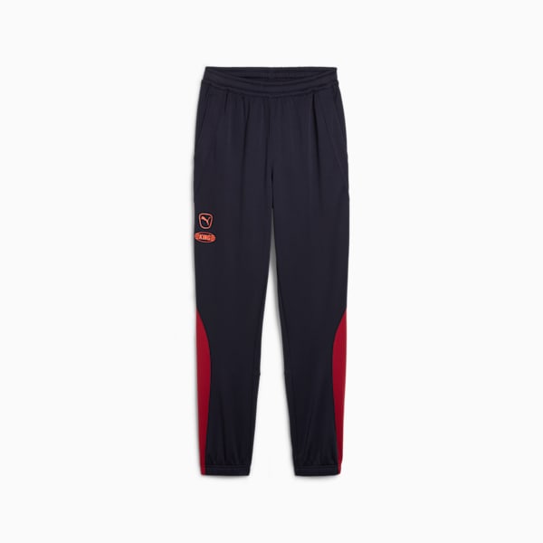 KING Pro Men's Training Pants, New Navy-Dark Crimson, extralarge