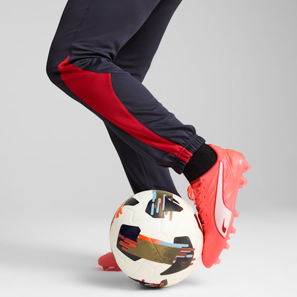 KING Pro Men's Training Pants, New Navy-Dark Crimson, extralarge