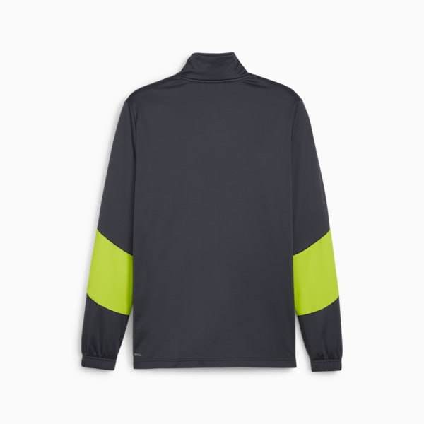 Chamarra de fútbol para hombre KING Pro, Strong Gray-Electric Lime, extralarge