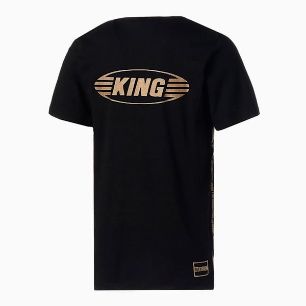 メンズ サッカー KING ロゴ Tシャツ, Puma Black