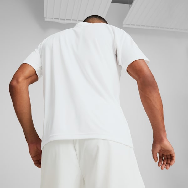 Camiseta tipo polo para hombre de teamLIGA, PUMA White, extralarge