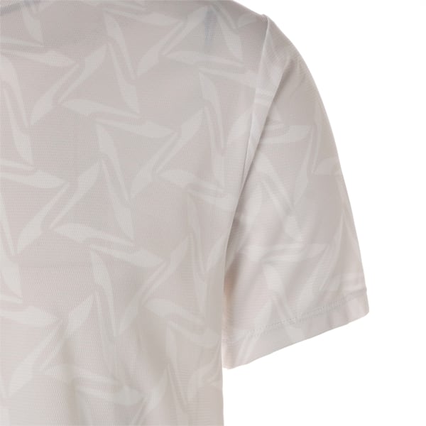 メンズ サッカー INDIVIDUAL トレーニング ハイブリッド AOP 半袖 Tシャツ, PUMA White, extralarge-JPN