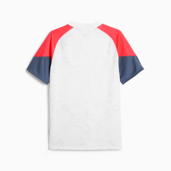 individualCUP Football Men's Jersey, PUMA White-Fire Orchid, extralarge-IND
