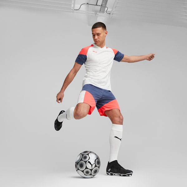 individualCUP Football Men's Shorts, PUMA White-Inky Blue, extralarge-IND