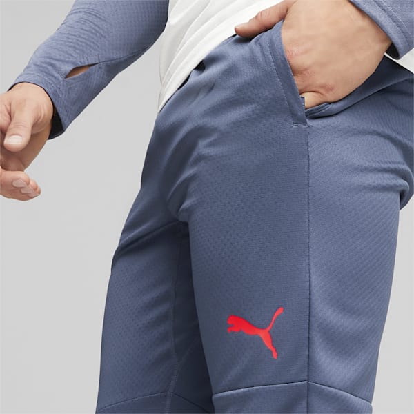 individualCUP Men's Football Training Pants, PUMA White-Inky Blue, extralarge-IND